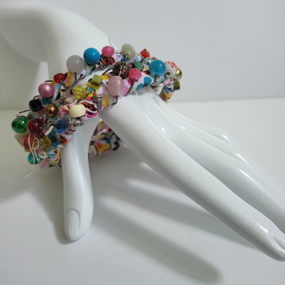 Handcrafted Stack Bracelet Set - Picture 1 of 10